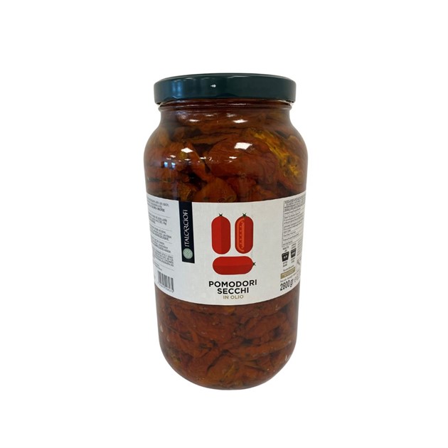 Tomater Soltorkade i olja 2,8 kg