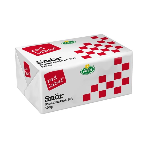 Smör Red Label normalsaltat 500gr 20st/fp