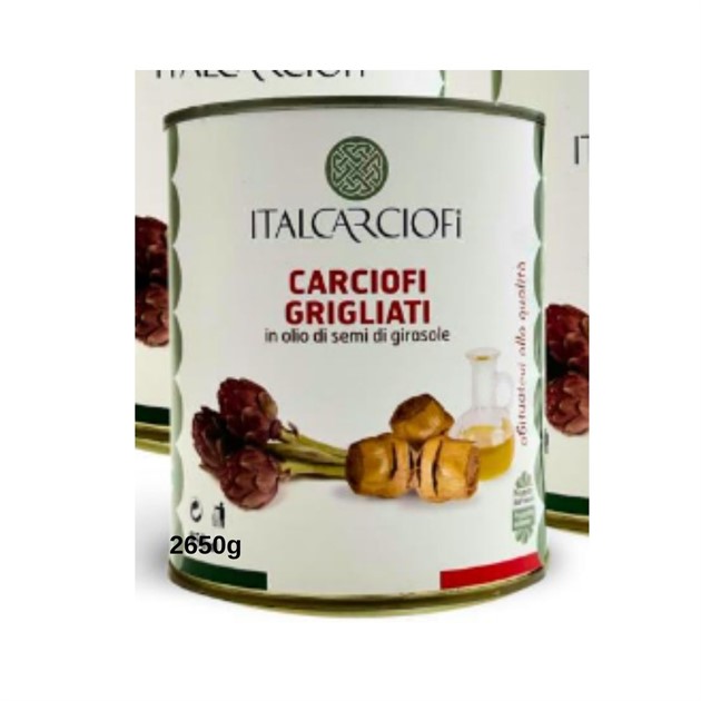 Kronärtskocka grillad i olja 2,5 kg