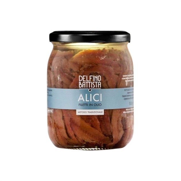 Ansjovisfilé Premium Delfino 530g