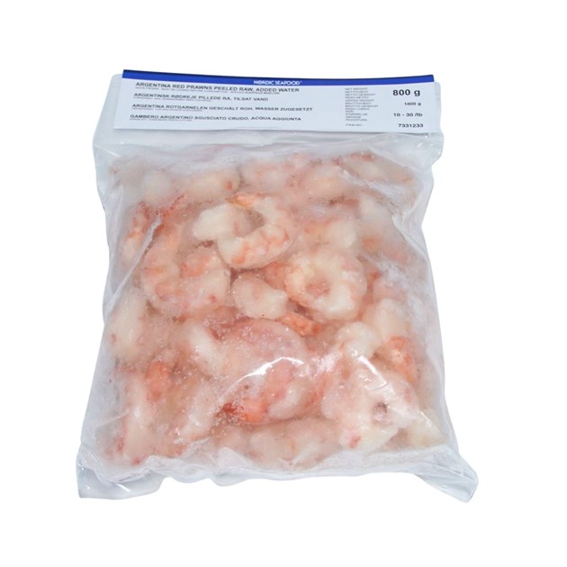 Rödräka fryst 16/20 utan skal ARG