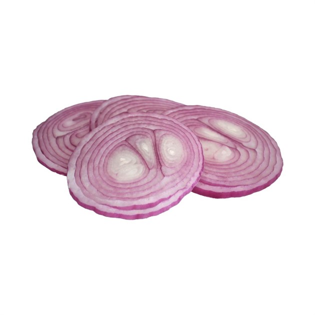Röd lök skivad 1 kg