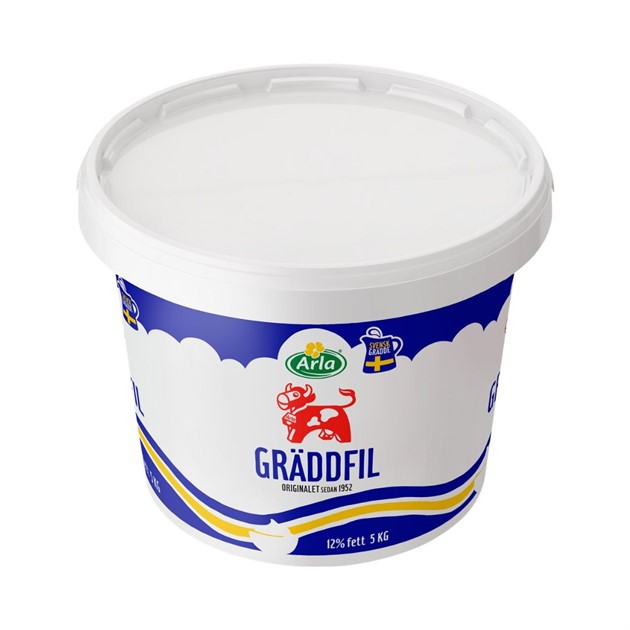 Gräddfil Arla burk 5 kg