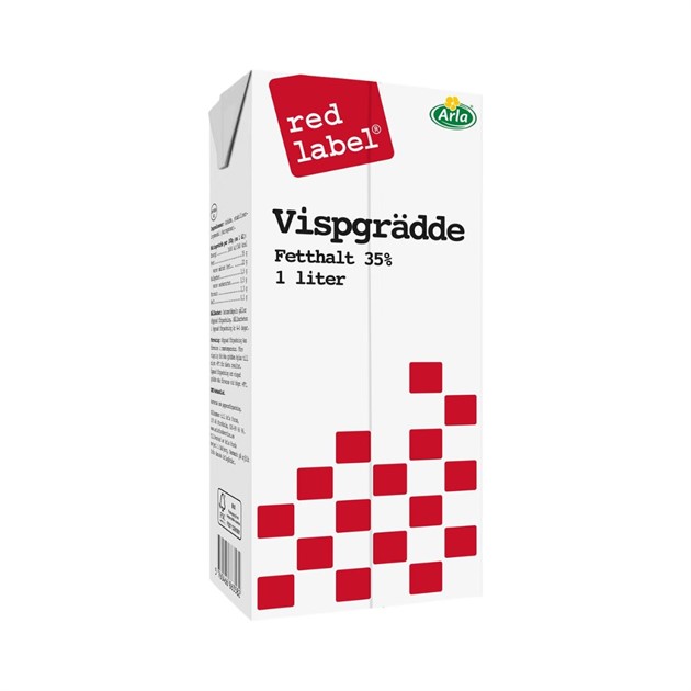 Vispgrädde 35% Red Label 1 liter