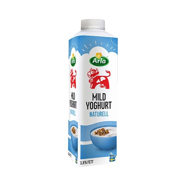 Yoghurt mild naturell Arla 1 liter