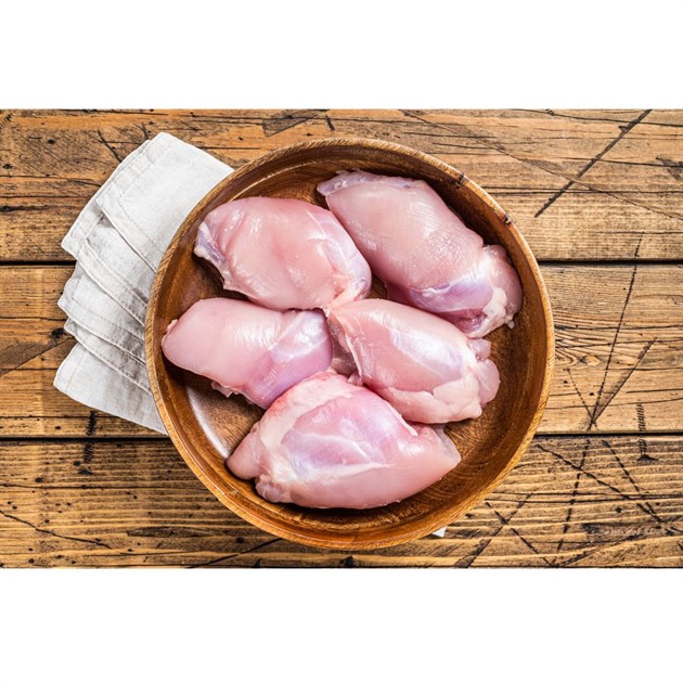 Kycklinglårfile utan skinn Fryst kg