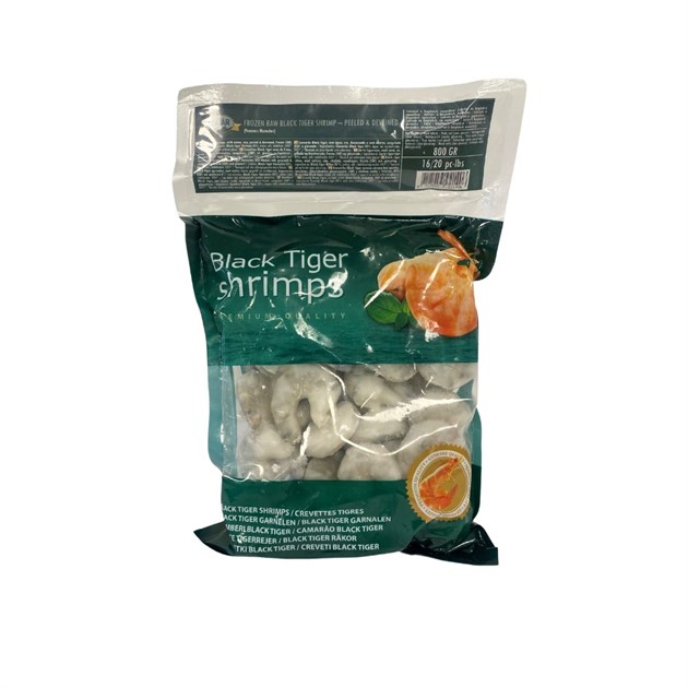Räkor Black Tiger 16/20 1 kg