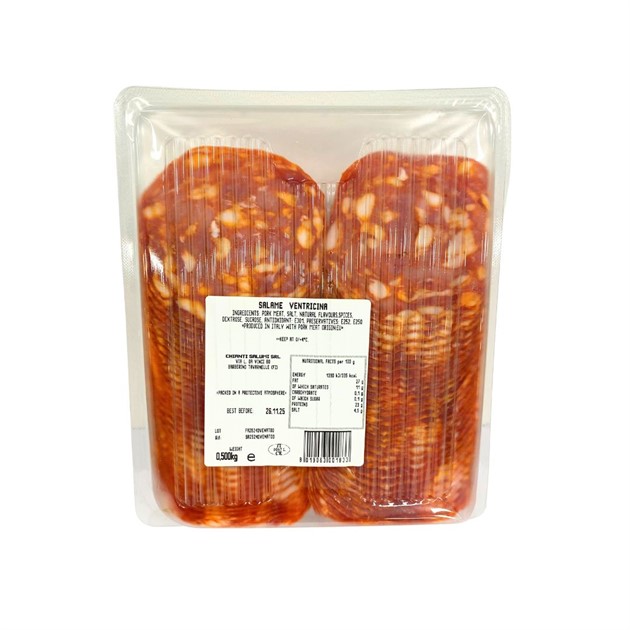 Salame Ventricina skivad 500g